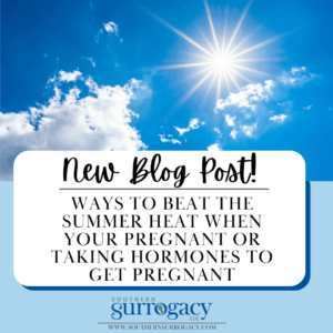 Ways to beat the Summer heat when your pregnant or taking hormones to get pregnant